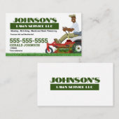 Zero Turn Lawn Care Visitekaartje (Voorkant / Achterkant)