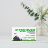 Zero Turn Lawn Care Visitekaartje (Staand voorkant)