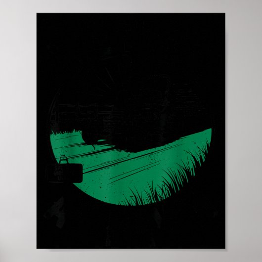 Zero-turn Lawn Mower We Ride At Dawn Funny Dad Mow Poster (Voorkant)