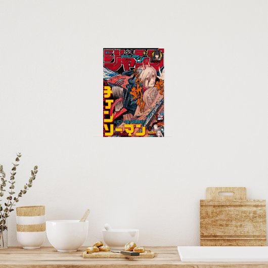 Zero Two shonen spring cover Poster (Keuken)
