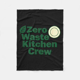 Zero Waste Kitchen Crew Sustainability Design  Fleece Deken