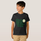 Zero Waste Kitchen Crew Sustainability Design  T-shirt (Voorkant volledig)
