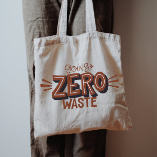 Zero Waste Minimalistische Boodschappentas Tote Bag