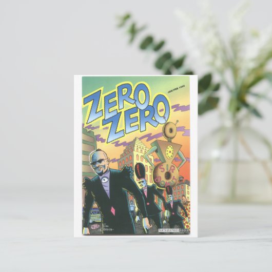 "Zero Zero", jan. 1996 Briefkaart (Staand voorkant)