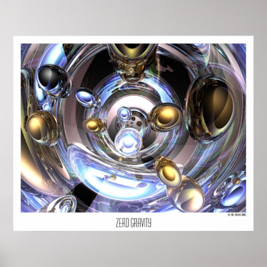 Zero-zwaartekracht Poster (Voorkant)