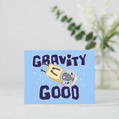 Zero-zwaartekracht schapen briefkaart (Staand voorkant)