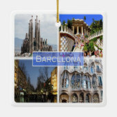 zES010 BARCELONE, Espagne, Europe, Ornement en cér (Dos)