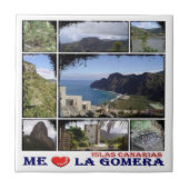 zES014 LA GOMERA, Ik hou van, Tegeltje (Voorkant)