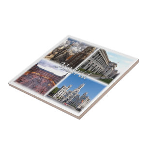 zES021 MADRID Spanje Tegeltje