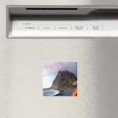 zES024 LA GOMERA, Strand, Spanje, Koelkast Magneet (Insitu (Vaatwasser))