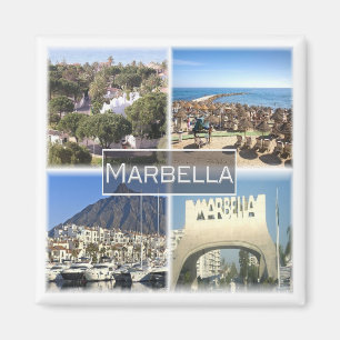 zES035 MARBELLA Spanje, Fridge Magneet