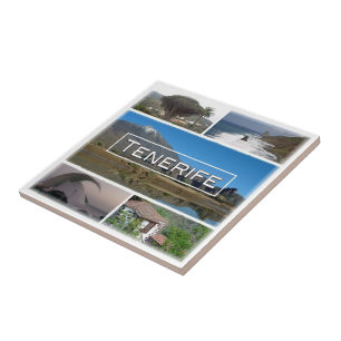 zES045 TENERIFE, Canarische Eilanden, Spanje, Tegeltje