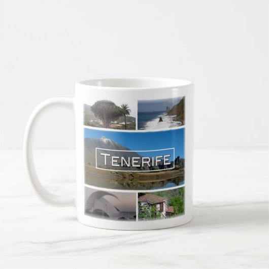 zES045 TENERIFE, Îles Canaries, Espagne, Mug de ca (Gauche)