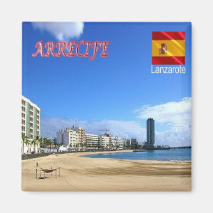 zES086 LANZAROTE, ARRECIFE, Spanje, Fridge Magneet