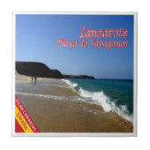 zES088 LANZAROTE, PAPAGAYOS BEACH, Spanje, Tegeltje (Voorkant)