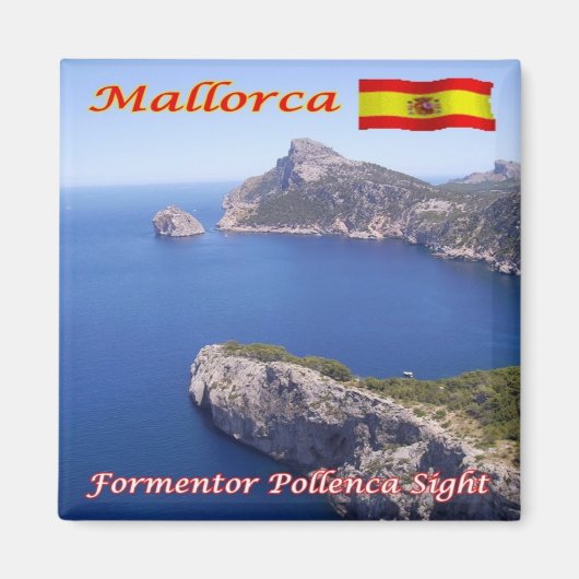 zES103 MALLORCA, FORMENTOR POLLENCA SIGHT, Fridge Magneet (Voorkant)