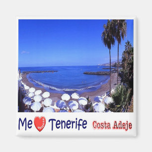 zES144 TENERIFE Costa Adeje "I Love", Fridge Magneet