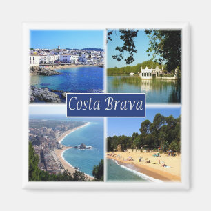 zES153 COSTA BRAVA Spanje, Fridge Magneet