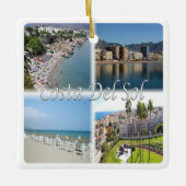 zES156 COSTA DEL SOL, Spanje, Keramisch Ornament (Voorkant)