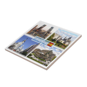 zES159 MADRID Puerta de Europa, plaza de Castilla, Tegeltje