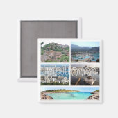 zES163 PALMA Mallorca Deia Soller - Fridge Magnet Magneet (Voorkant / Achterkant)