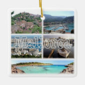 zES163 PALMA Mallorca Deia Soller. Keramisch Ornament (Voorkant)