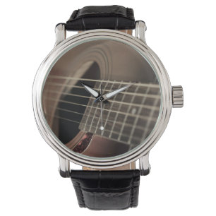 Zes akoestische gitaar horloge