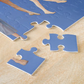 Zes Ballerinas op blauw Legpuzzel (Zijkant)
