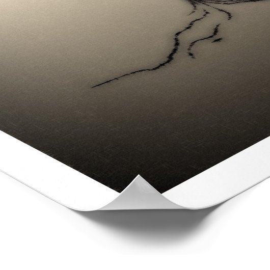 Zes bomen poster (Hoek)