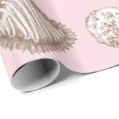 Zes Chocolade Truffels in een herhaald ontwerp Cadeaupapier (Rol Hoek)