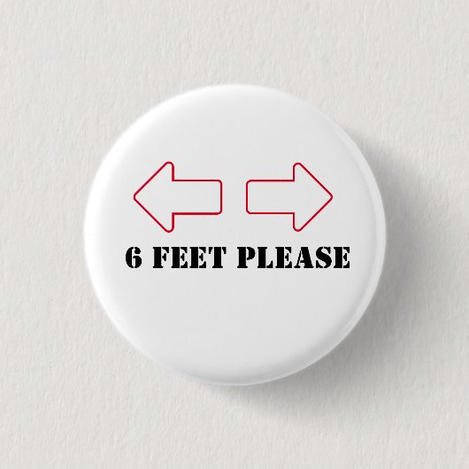 Zes feet Button voor SOCRATOVERSCHILLEND (Voorkant)