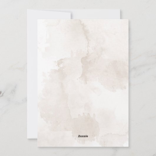 Zes foto Modern Script Flat Holiday Kaart (Achterkant)