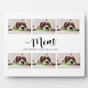 Zes fotocollage tablet Plaque met Easel Fotoplaat