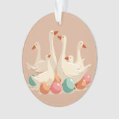 Zes ganzen A-lay-out stencil-stijl Ornament (voorkant)