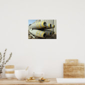 Zes GBU-12 bommen zitten in een rek Poster (Keuken)