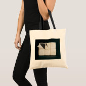Zes gestapelde pakketten tote bag (Voorkant (product))