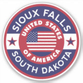 ZES HERFSTEN, South Dakota Sticker (Voorkant)
