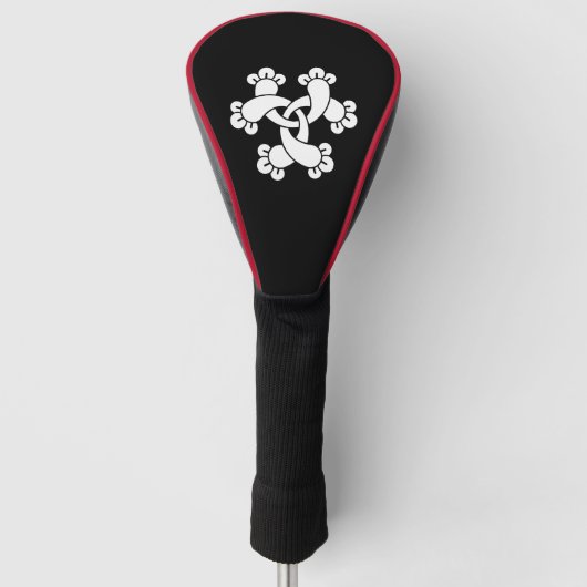 Zes in elkaar grijpende kruidnagels golfheadcover (Voorkant)