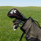 Zes in elkaar grijpende kruidnagels golfheadcover (Insitu)