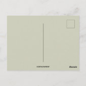 zes kippen in een bootPasen Briefkaart (Achterkant)