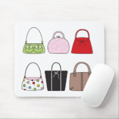 Zes kleine Purpers Mousepad Muismat (Met muis)