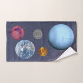 Zes kleinste planeten handdoek (Handdoek)