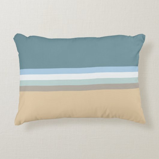 Zes Kleurencombinatie Decoratief Kussen (Voorkant)