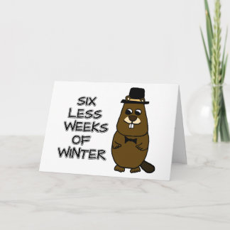 Zes minder weken winter kaart