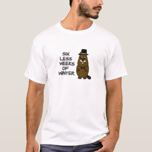 Zes minder weken winter t-shirt