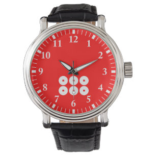 Zes munten voor de Sanada-familie Horloge