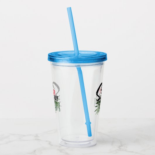 Zes op zaterdag.w acryl drinkbeker (Links)