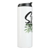 Zes op zaterdag.w thermosbeker (Gedraaid links)