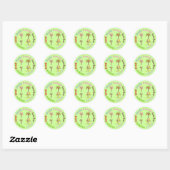 Zes redenen om een boom te Planten Ronde Sticker (Vel)