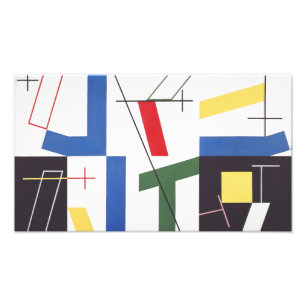 Zes ruimten met kruisingen Sophie Taeuber-Arp Foto Afdruk